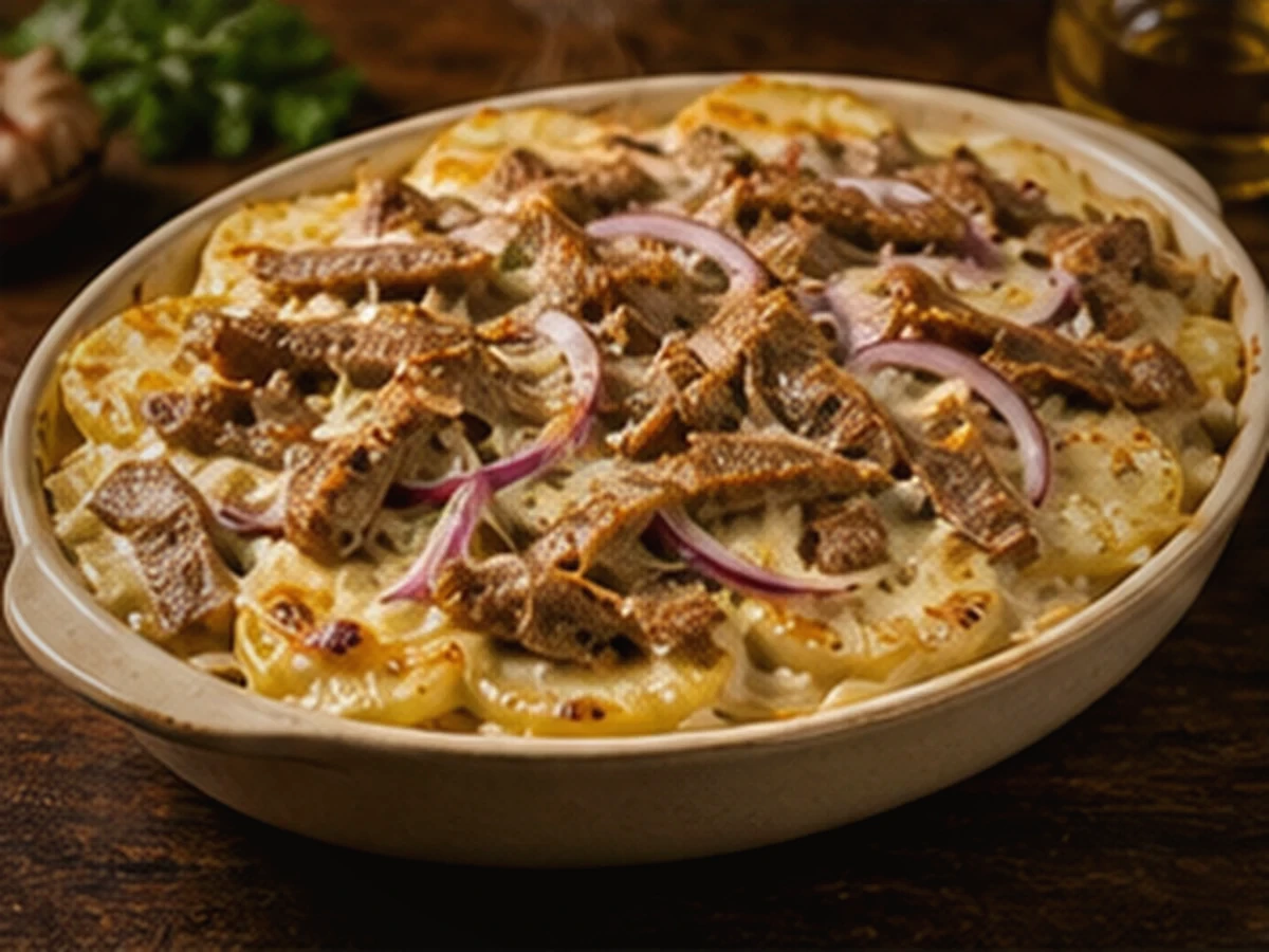 Kebab - plat du restaurant italien LE 55 à Suresnes
