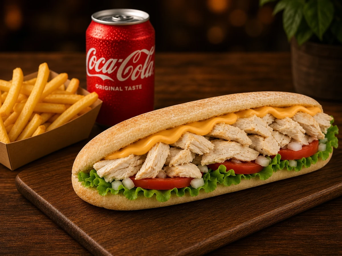 Le Chicken - plat du restaurant italien LE 55 à Suresnes